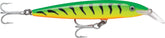 Rapala F14MAG-FT floating Magnum lure front view, ideal for deep-water casting and trolling.