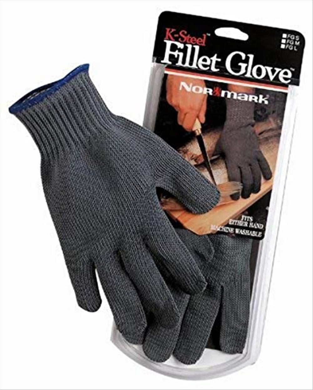 Rapala Fillet Glove cut-resistant, non-slip grip for safe fish cleaning and ambidextrous use.