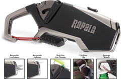 Rapala Fisherman's Multi-Tool featuring jig eye punch for precise hook work