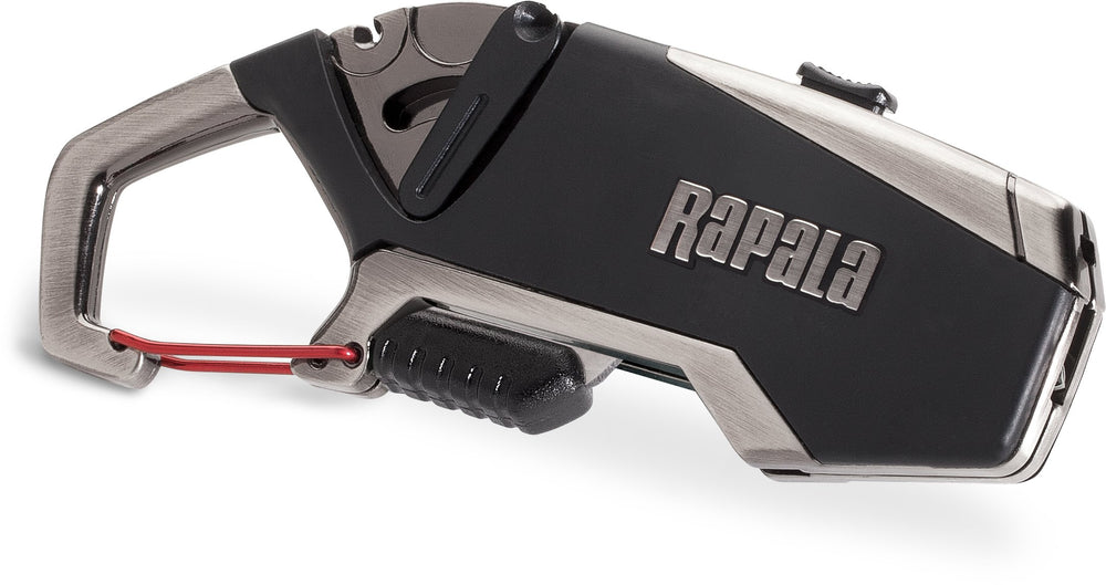 Rapala Fisherman's Multi-Tool with retractable line scissors for quick on-water cutting