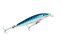 Close-up of VMC Perma Steel hooks on Rapala lure