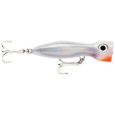 Rapala Glass Ghost X-Rap Magnum Xplode at topwater splash, highlighting its surface action and visibility.