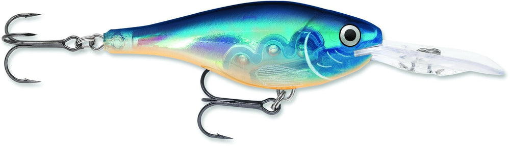 Rapala Glass Shad Rap Blue Ghost crankbait for multi-species fishing with natural baitfish look