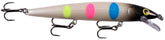 Rapala Husky Jerk 4-inch Black Wonderbread lure ready for bass and pike.