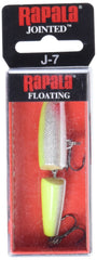 Rapala J07SFC jointed lure running straight and true during retrieval.
