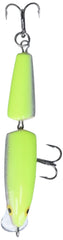 Rapala J07SFC suspending lure demonstrating neutral buoyancy for depth control.