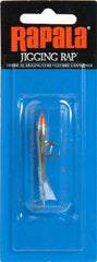 Rapala Jigging Rap 05 Chrome Blue lure for jigging and bottom-bouncing in freshwater.