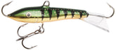 Rapala Jigging Rap 05 Perch front view showcases a balanced minnow profile for precise lure presentation
