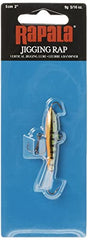 Rapala Jigging Rap 05 Perch in action demonstrates lifelike swimming to attract suspended fish