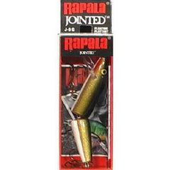 Rapala Jointed 09 gold lure with broken-back design, ideal for slow retrieves and wary fish