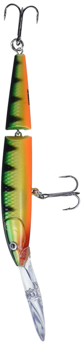 Rapala Jointed Deep Husky Jerk 12 Perch front view shows lure silhouette for perch targeting