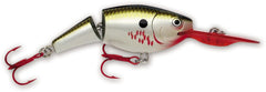 Rapala Jointed Shad Rap 04 Bleeding Olive Flash lure with wounded-minnow action and loud rattle