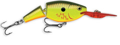 Rapala Jointed Shad Rap 07 in Bleeding Hot Olive shows lifelike wobble for targeted bites