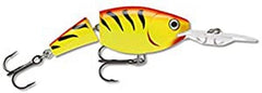 Rapala Jointed Shad Rap Curls Hot Tiger 9 cm front view shows lifelike action