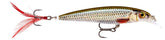 Rapala Live Roach X-Rap lure textured body enhances lifelike presentation in shallow water.