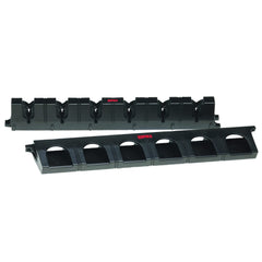 Rapala Lock 'n' Hold Rod Rack (Black) securely holds up to six rods for easy organization.