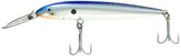 Rapala Minnow Countdown Magnum front view in Chrome Silver Blue for big-game trolling