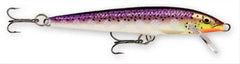 Rapala Original Floater 07 lure in Purpledescent for topwater and shallow-water fishing