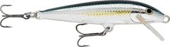 Rapala Original Floater Bleak lure in water with natural minnow profile for mid-depth action.