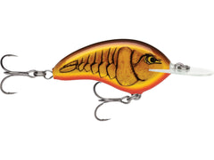 Rapala Ott's Garage Deep Tiny Crankbait, Dark Brown Crawdad, tight wobble for bass and multi-species fishing