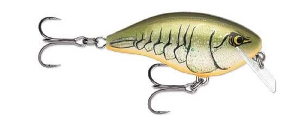 Rapala Otts Garage Rocco crankbait in Rootbeer Crawdad for shallow-water bass fishing