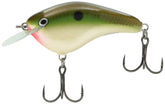 Rapala Ott's Garage Slim 06 Copper Green Shad front view boosts visibility for effective casting.