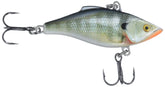 Rapala Rattlin' 05 Bluegill lure front view shows balanced lipless design for long casts