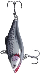 Rapala Rattlin 05 silver-wobble lure delivers versatile action for various retrieves.