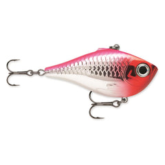 Rapala Rippin' Rap 05 Pink Clown lure front view for high visibility during strikes