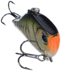 Rapala Rippin' Rap 06 BB rattle close-up emphasizes sound attraction in murky water.
