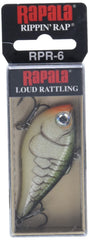 Rapala Rippin' Rap 06 textured scales and 3D eyes detail enhances realism.
