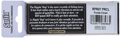 Rapala Rippin' Rap 07 Purple Clown color detail enhances lure detection in murky water.
