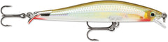 Rapala Ripstop Jerkbait Houdini color flashes vividly to attract bass, walleye, and pike