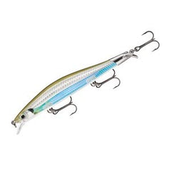 Rapala RipStop Moss Back Shiner action shot with hard stop and tail kick