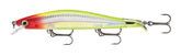 Rapala RipStop lure size 12 flashing action attracts predators during cast-and-retrieve