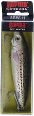 Rapala Saltwater Skitter Walk 11 rugged construction stands up to saltwater fishing.