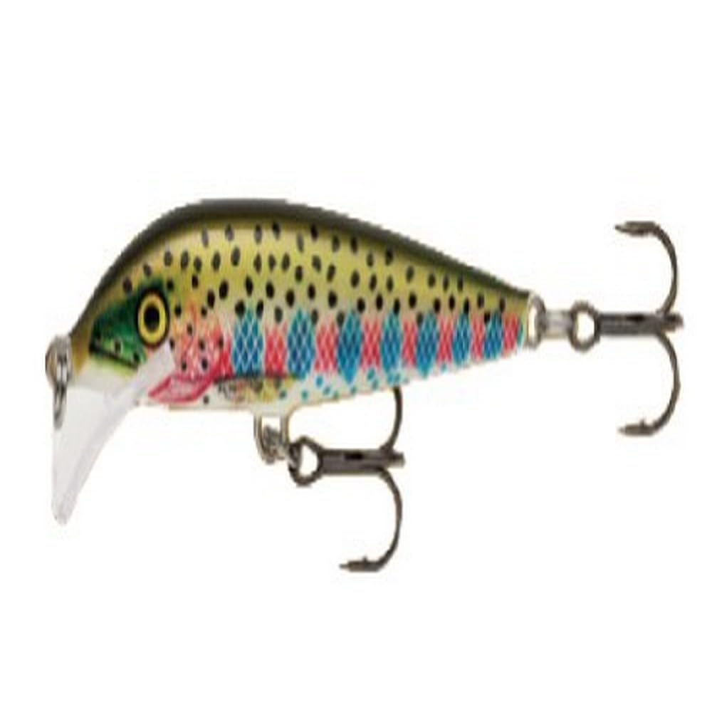Rapala Scatter Rap CountDown Rainbow Trout 7cm lure in action for versatile casting.