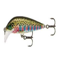 Rapala Scatter Rap CountDown Rainbow Trout 7cm lure in action for versatile casting.