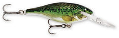 Rapala Shad Rap 04 Baby Bass front view lure for realistic action and easy casting