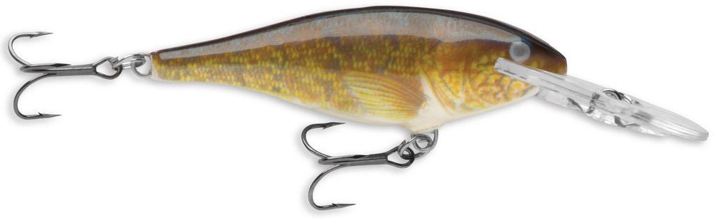 Rapala Shad Rap 06 Walleye lure front view for versatile freshwater casting and trolling.