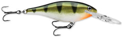 Rapala Shad Rap 06 Yellow Perch lure showing realistic minnow action for freshwater fishing
