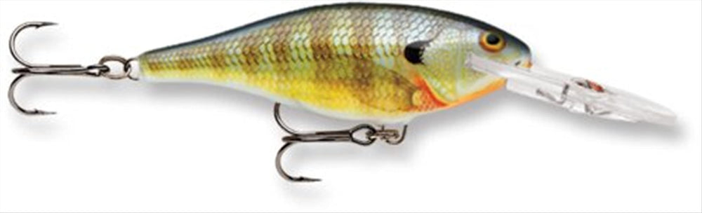 Rapala Shad Rap 07 bluegill lure, versatile for casting and trolling to attract bass