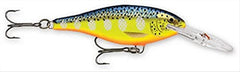 Rapala Shad Rap 08 hot steel lure highlighting lifelike baitfish profile for freshwater casting and trolling