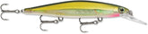 Rapala Shadow Rap Deep 11 Olive Green front view with lifelike finish