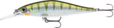 Rapala Shadow Rap Shad Deep 09 Perch lure front view, yellow perch color for deep-water targets.