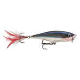 Rapala Skitter Pop topwater lure in Shad color delivers flashy surface action for bass.