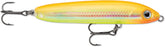 Rapala Skitter V 10 Bone Chartreuse topwater lure improves surface strike opportunities.