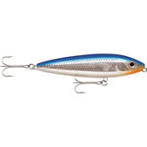 Rapala Skitter Walk 08 Blue Mullet side view shows action-ready lure for walk-the-dog retrieves.