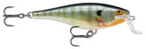 Rapala Super Shad Rap 14 Blue Gill body shows lifelike action for big freshwater catches