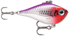 Rapala ULRPR03PRCL Ultra Light Rippin' Rap Purple Clown 03: versatile, lightweight lure for twitchy retrieves.